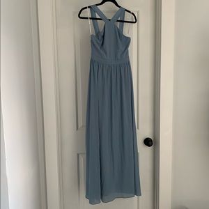 Dusty Blue Lulu’s Bridesmaid Dress